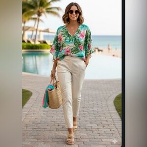 Chico's fabulously so slimming ankle pants size 8‎